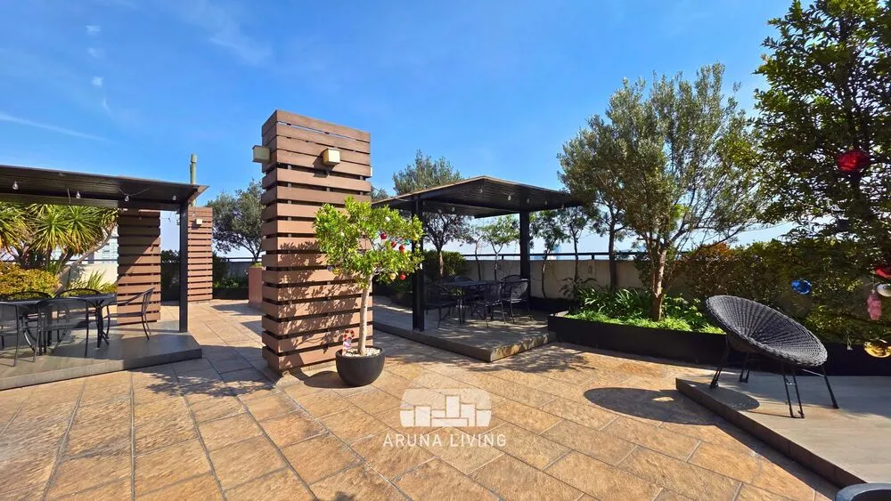 Roof garden del edificio